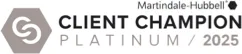 martindale-hubbell-client champion platinum 2025